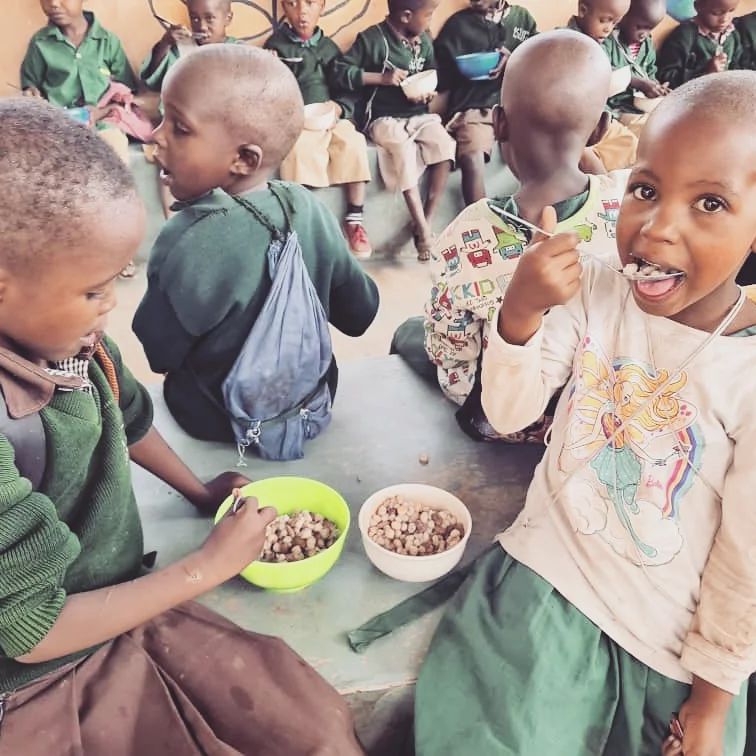 Food supplies for the feeding program