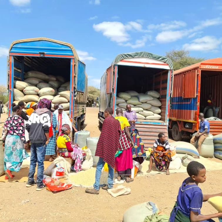 Community gathering in Tanzania
